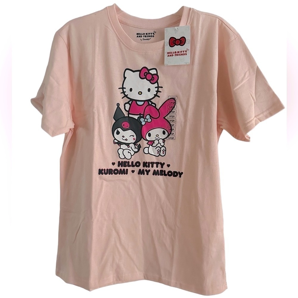 Sanrio Hello Kitty and Friends T Shirt-Large